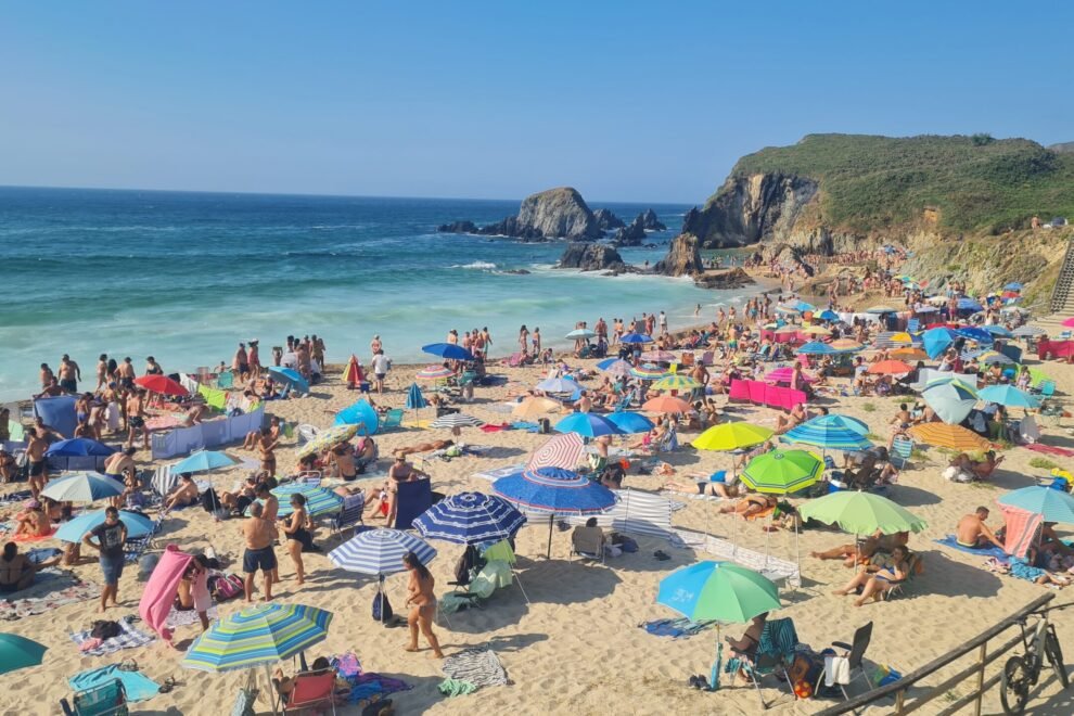 August summere holiday in Spain